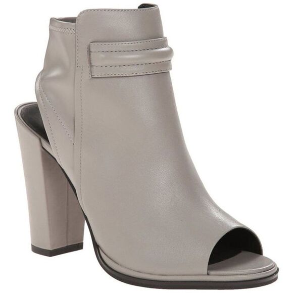 Grey Kenneth Cole 'Sydney' Open Toe Booties - 7.5 - Picture 2 of 10